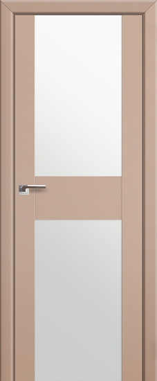 Profildoors Серия U модерн, модель 11U, Капучино, Белый триплекс