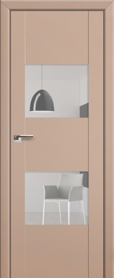 Profildoors Серия U модерн, модель 21U, Капучино, Lacobel зеркало