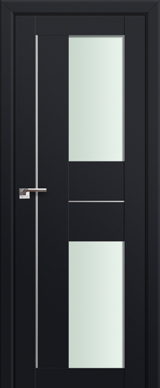 Profildoors Серия U модерн, модель 44U, Черный, матовое стекло