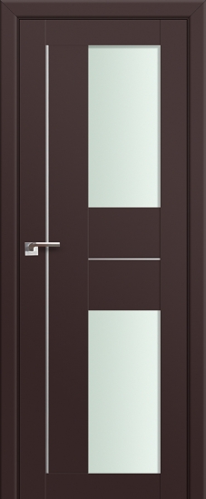 Profildoors Серия U модерн, модель 44U, Темно-коричневый, матовое стекло