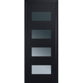  Profildoors Серия U модерн, модель 46U, Чёрный матовый, графит 