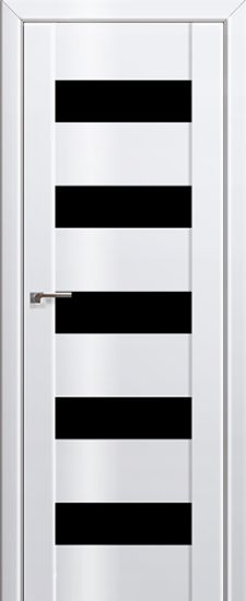 глянцевая Profildoors Серия L Белый люкс черный триплекс 29L