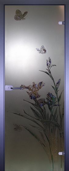 стеклянная Юркас Art-Decor (Арт-Декор) Бабочка 1, стекло матовое
