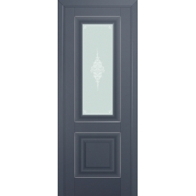 Двери коричневые Profildoors Серия U классика, модель 28U, кристалл матовое