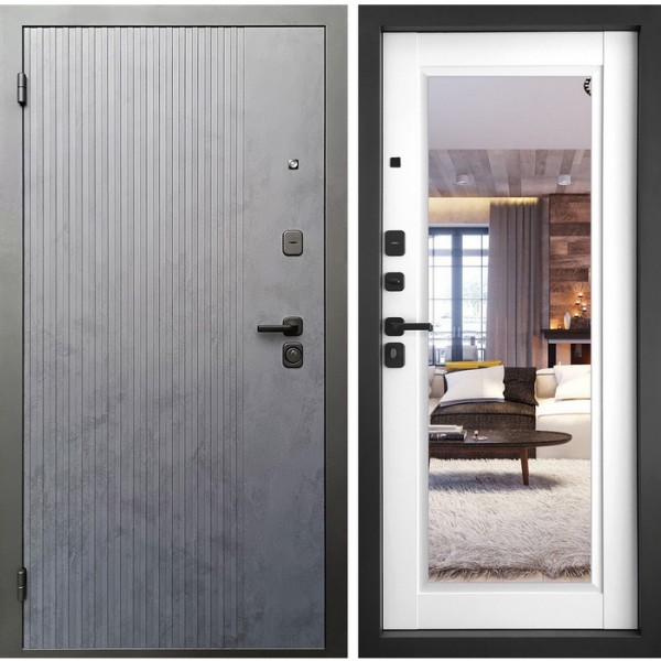 Металлическая дверь Промет Рона Зеркало