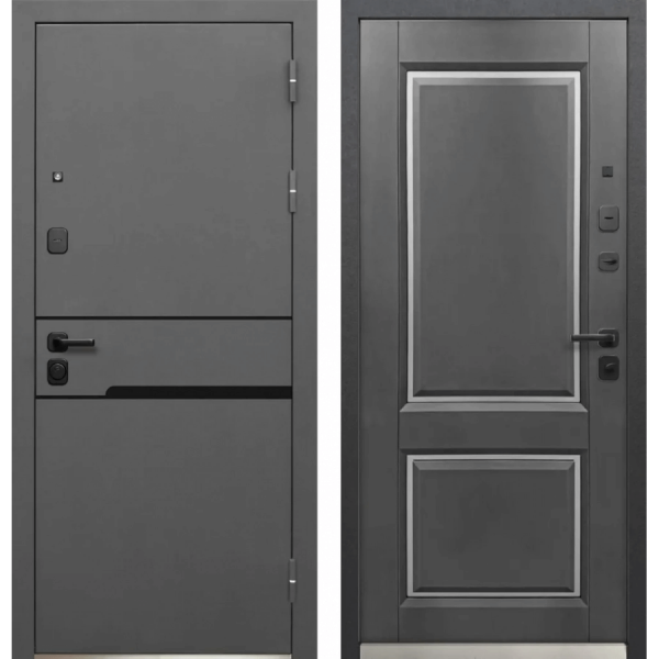 Дверь Luxor Классика Сатин муар 7024 - Сатин графит