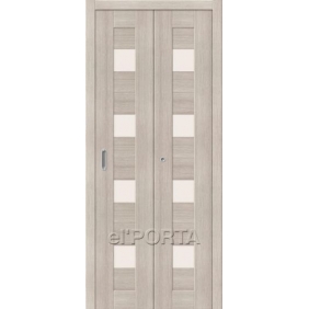 Двери Эльпорта Складная дверь книжка Серии Porta-X (Порта 23) Cappuccino Veralinga