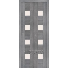 Двери Эльпорта Складная дверь книжка Серии Porta-X (Порта 23) Grey Veralingа