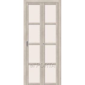 Дверь Складная дверь книжка Серия Twiggy (V4 Magic Fog) Cappuccino Veralingа 