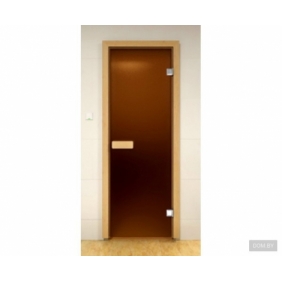 для бани и сауны Sauna Market Бронза матовая 700х1900, сосна