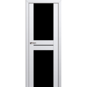 Двери в зал Profildoors Серия U модерн, модель 10U, Аляска, Черный триплекс