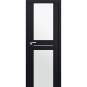 Двери эксклюзивные Profildoors Серия U модерн, модель 10U, Черный, Белый триплекс