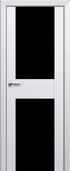 Profildoors Серия U модерн, модель 11U, Аляска, Черный триплекс