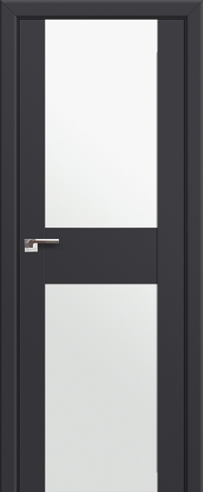 Profildoors Серия U модерн, модель 11U, Антрацит, Белый триплекс