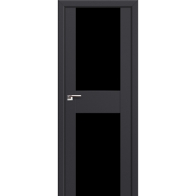 Profildoors Серия U модерн, модель 11U, Антрацит, Черный триплекс