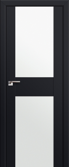 Profildoors Серия U модерн, модель 11U, Черный, Белый триплекс
