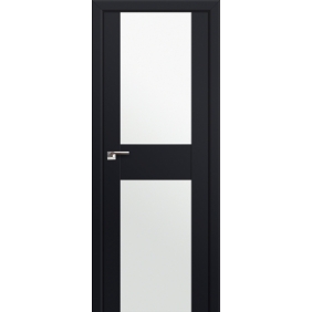 Profildoors Серия U модерн, модель 11U, Черный, Белый триплекс