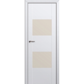 Profildoors Серия U модерн, модель 21U, Аляска, Lacobel перламутровый лак