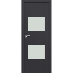 Profildoors Серия U модерн, модель 21U, Антрацит, Lacobel белый лак