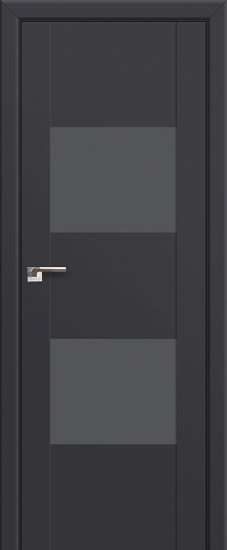 Profildoors Серия U модерн, модель 21U, Антрацит, Lacobel серебро