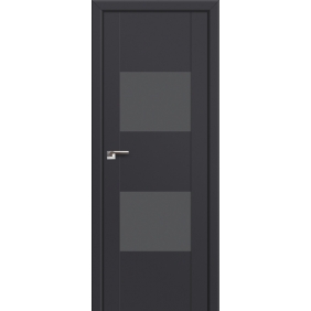 Profildoors Серия U модерн, модель 21U, Антрацит, Lacobel серебро