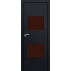 Profildoors Серия U модерн, модель 21U, Черный, Lacobel коричневый лак