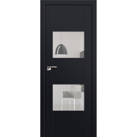 Profildoors Серия U модерн, модель 21U, Черный, Lacobel зеркало