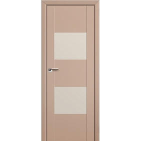 Profildoors Серия U модерн, модель 21U, Капучино, Lacobel перламутровый лак