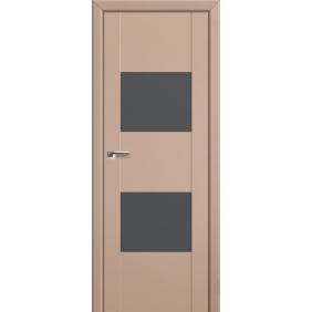 Profildoors Серия U модерн, модель 21U, Капучино, Lacobel серебро