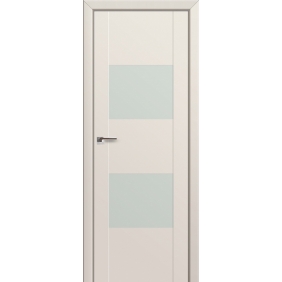 Profildoors Серия U модерн, модель 21U, Магнолия, Lacobel белый лак