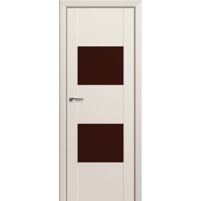 Profildoors Серия U модерн, модель 21U, Магнолия, Lacobel коричневый лак