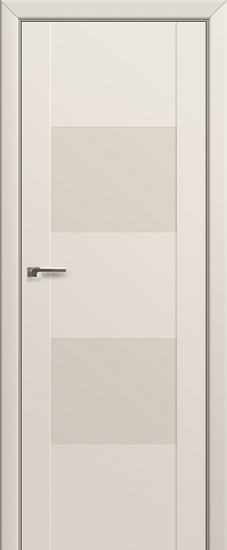 Profildoors Серия U модерн, модель 21U, Магнолия, Lacobel перламутровый лак