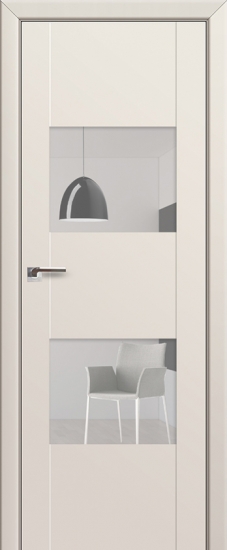 Profildoors Серия U модерн, модель 21U, Магнолия, Lacobel зеркало