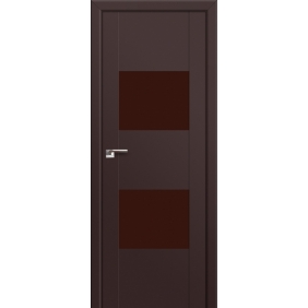 Profildoors Серия U модерн, модель 21U, Темно-коричневый, Lacobel коричневый лак
