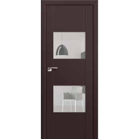 Profildoors Серия U модерн, модель 21U, Темно-коричневый, Lacobel зеркало