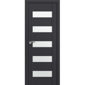 Profildoors Серия U модерн, модель 29U, Антрацит, Белый триплекс