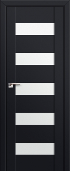 Profildoors Серия U модерн, модель 29U, Черный, Белый триплекс