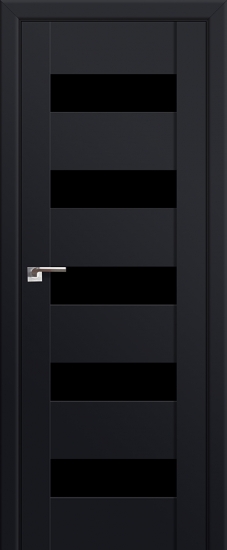 Profildoors Серия U модерн, модель 29U, Черный, Черный триплекс