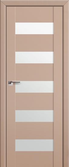 Profildoors Серия U модерн, модель 29U, Капучино, Белый триплекс