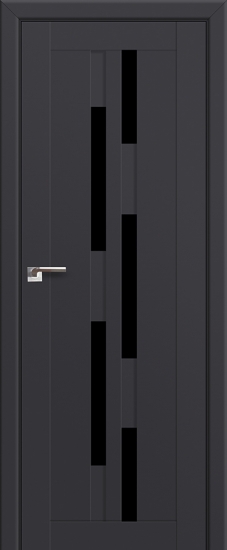 Profildoors Серия U модерн, модель 30U, Антрацит, Черный триплекс