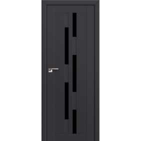 Profildoors Серия U модерн, модель 30U, Антрацит, Черный триплекс
