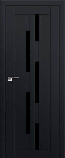 Profildoors Серия U модерн, модель 30U, Черный, Черный триплекс