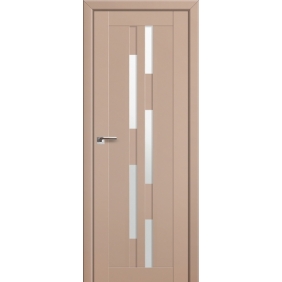 Profildoors Серия U модерн, модель 30U, Капучино, Белый триплекс