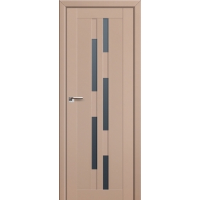 Двери частично остекленные Profildoors Серия U модерн, модель 30U, Капучино, графит