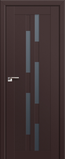 Profildoors Серия U модерн, модель 30U, Темно-коричневый, графит