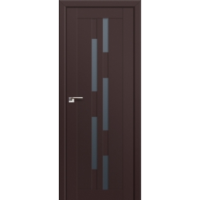 Двери недорогие Profildoors Серия U модерн, модель 30U, Темно-коричневый, графит
