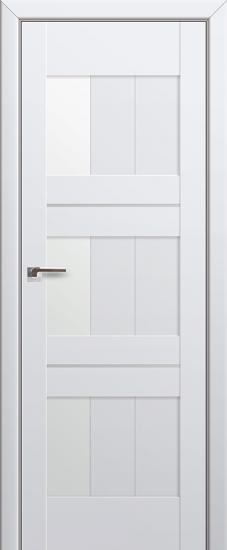 Profildoors Серия U модерн, модель 35U, Аляска, Белый триплекс