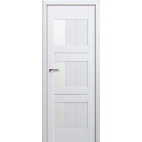 Profildoors Серия U модерн, модель 35U, Аляска, Белый триплекс