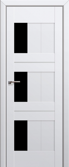 Profildoors Серия U модерн, модель 35U, Аляска, Черный триплекс