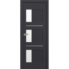 Profildoors Серия U модерн, модель 35U, Антрацит, Белый триплекс